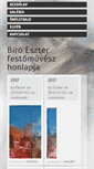 Mobile Screenshot of eszterbiro.com